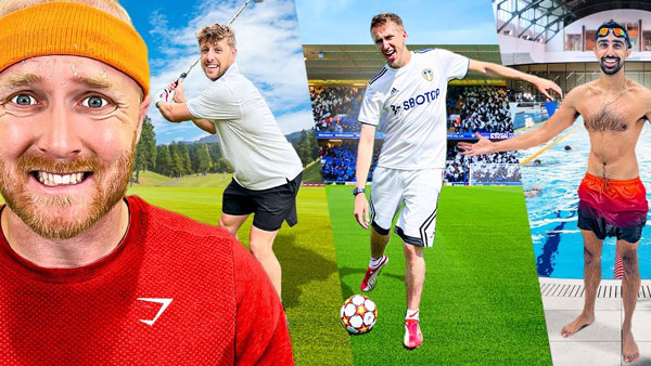 I Challenged YouTubers To Their Favourite Sports!